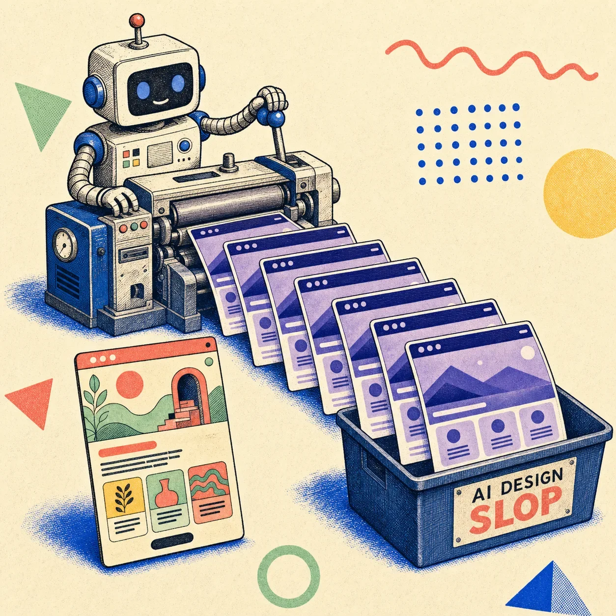 What Is AI Design Slop? (And Why Every AI-Built Site Looks the Same)